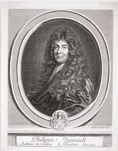 フィリップ・キノーの肖像（1635-88） 作： French School