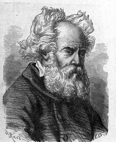 ヘリの発明者であるPierre-Louis-Frederic (Pierre Louis Frederic) Sauvage (1785-1857)の肖像画（1896年の "Album de la Science; illustrious scientists; Grandes disouvertes "所収）。 作： French School