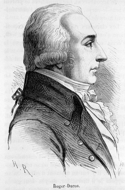 フランスの政治家ピエール・ロジェ・デュコスの肖像（1747-1816年 作： French School