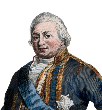 フランス提督、サフラン（1729-1788）の執行官、ピエールアンドレドスフランドサントロペの肖像。 作： French School
