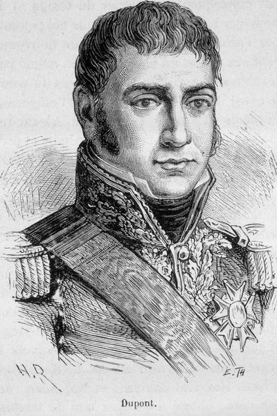ピエール・アントワーヌ・デュポン・ド・レタン（1765～1838）の肖像 - アンリ・マルタン著「フランス史」より 作： French School