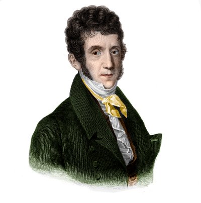 ピエール・バルゲリー（1779-1825）のワイン商人の肖像。 作： French School