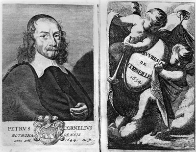 ピエールコルネイユ（1606-84）1644の肖像 作： French School