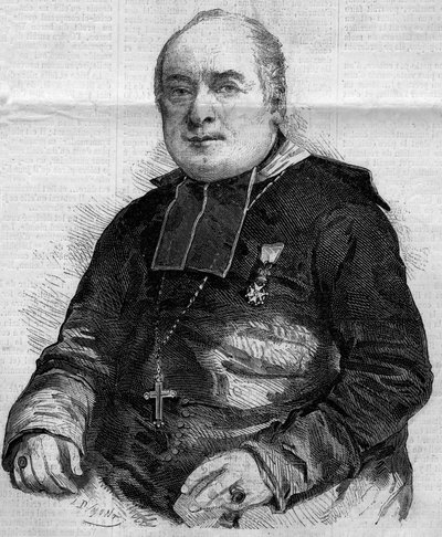 ピエール・ルイ・クール（1805-1860）、トロワの前夜祭の肖像。1860年10月20日付「Le Monde Illustré」184号に掲載された版画。 作： French School