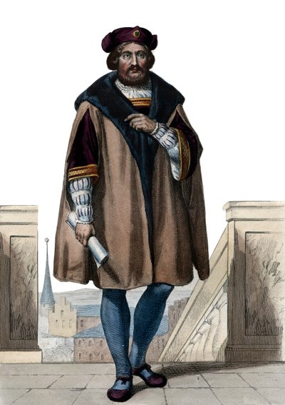 フランスの詩人、ピエールドゥロンサール（1524-1585）の肖像。 作： French School