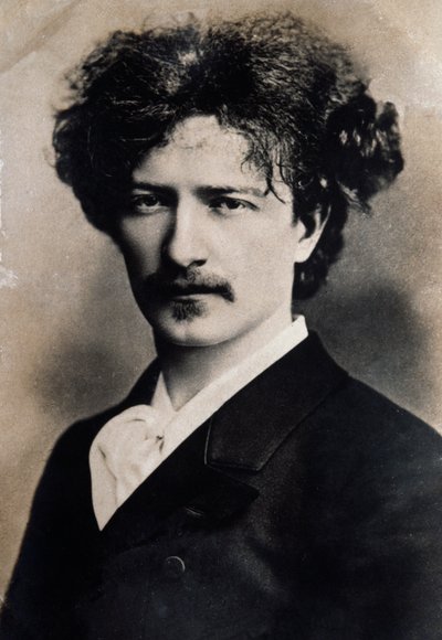 ポーランドの作曲家Ignacy Jan Paderewski（1860-1941）の肖像 作： French School
