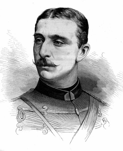 ナポレオン3世（1856-1879）の息子で「皇太子」と呼ばれたユージン・ルイ・ナポレオン王子の肖像。6月28日付「Le Monde Illustré」1161号に掲載された図版 作： French School