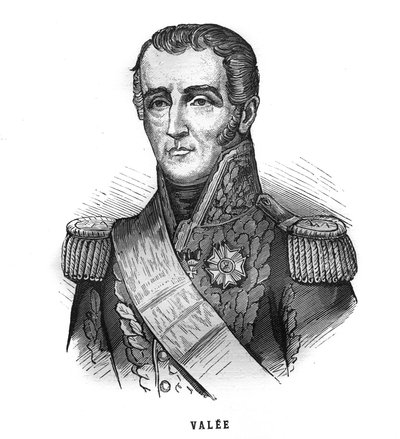 フランスの牧童であるヴァレ伯爵シルヴァン・シャルル（1773-1846）の肖像。"Les Illustrations De L