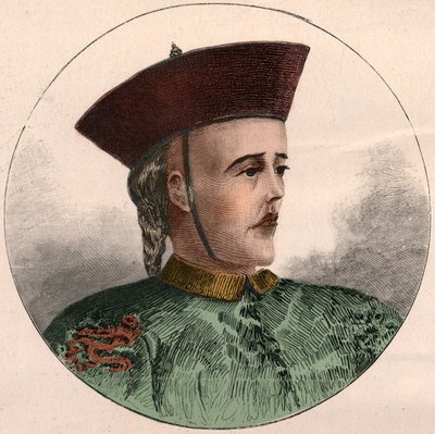 中国の皇帝、光復の肖像（1871-1908）。 作： French School