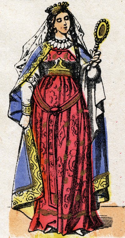 ウルトロゴテの肖像（566～567年没）フランスの女王で、初代シルデベールの妻。 作： French School