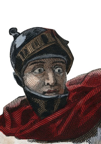 ウィリアム1世の征服者（1027-1087）、ノルマンディー公、イングランド初のノルマン王の肖像。 作： French School