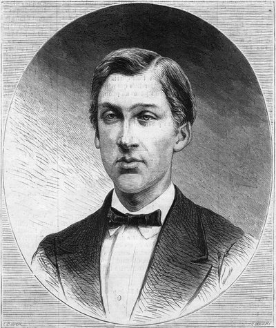 ギーズ公ルイ・マリー・フィリップ・ドルレアン（1854-1872）の肖像。8月3日付「Le Monde Illustré」799号に掲載された図版 作： French School