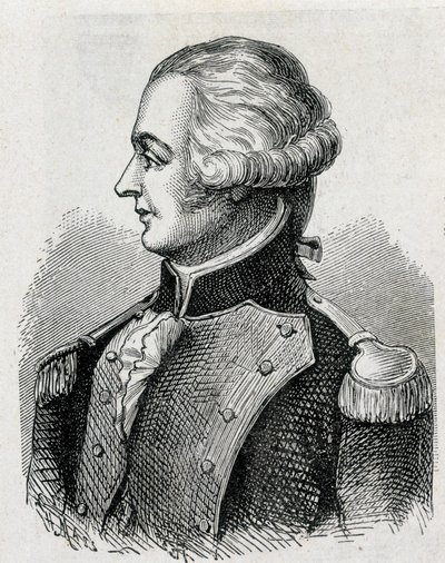 Marquis de Jouffroy (1751 - 1832) の肖像 - "Album of Science; illustrious scholars; Grandes discoveries" 1896年に掲載。 作： French School