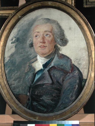 マリージョセフシェニエ（1764-1811）1799年と推定される肖像画 作： French School
