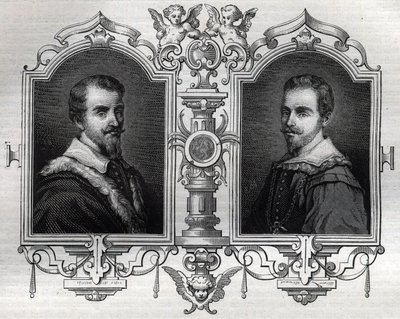 ホレス（オラツィオ1531-1553）とオクターブ・ファルネーゼの肖像 オクターブ（オッタヴィオ 作： French School