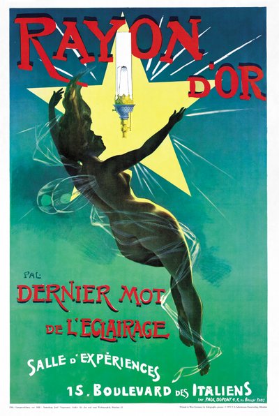 ポスター広告レーヨンドール照明 作： French School