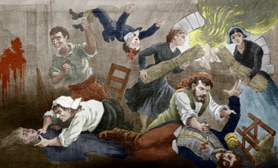 ジュール・ボージョンの「ペールベイユのオーベルジュ・サングランテ」の出版を告知するポスター、1910年頃（版画） 作： French School