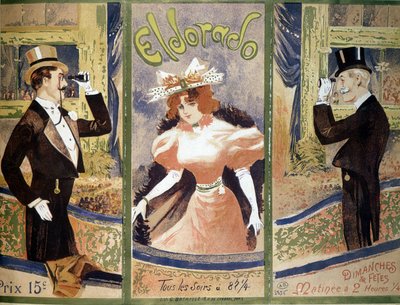 劇場「レルドラド」のポスター 作： French School