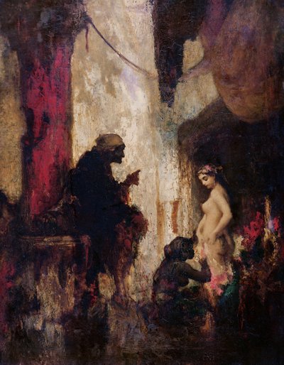 魔女の安息日の準備、19世紀前半 作： French School