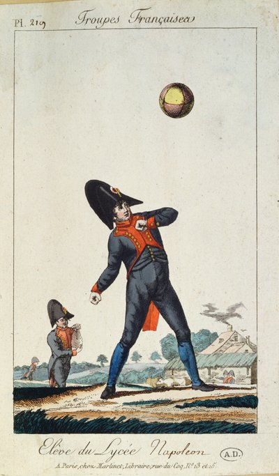 リセナポレオン、1部隊、1805年頃の生徒 作： French School