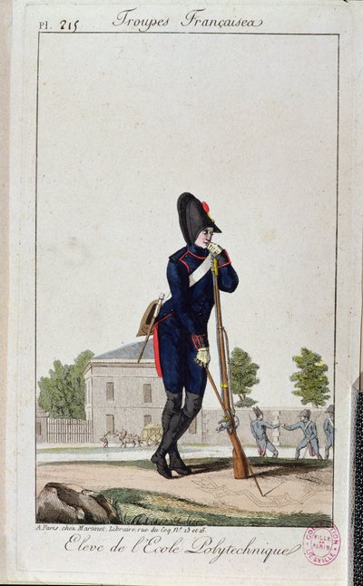 1805年頃のトルペフランセからのポリテクニックの生徒 作： French School