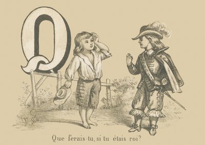Q：もしあなたが王だったらどうしますか？ 作： French School