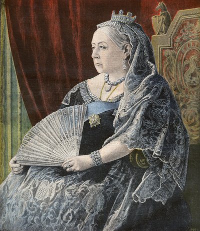 イギリスのヴィクトリア女王、ジュビリーを迎えて - 1897年6月27日付「Le Petit Journal」の表紙（エングレーヴィング 作： French School
