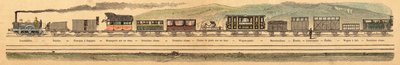 鉄道（彩色された彫刻 作： French School