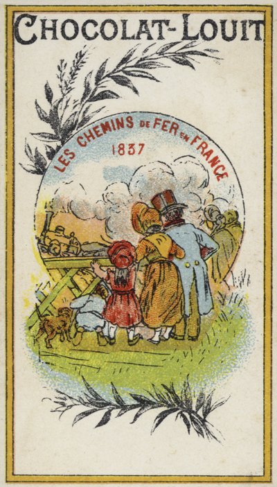 1837年のフランスの鉄道 作： French School