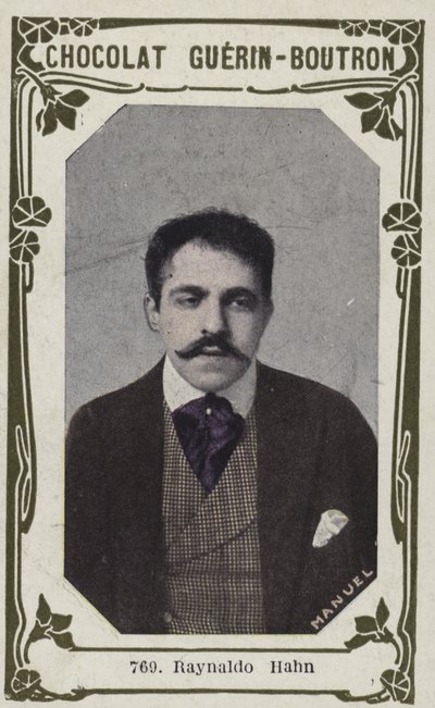 Raynaldo Hahn（カラー写真） 作： French School