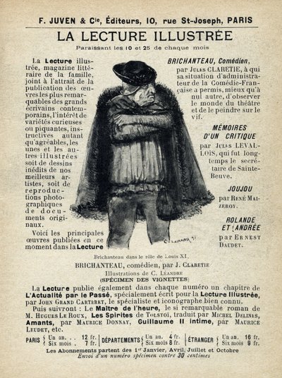 挿絵入り。トリスタン・ベルナール著『パントルーシュ物語とその周辺』（Petite Collection du "Rire", F. Juven  Compagnie, Paris）所収。 作： French School