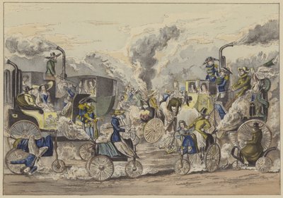 1831年のロンドン、リージェンツ・パーク（カラー・エングレーヴィング 作： French School