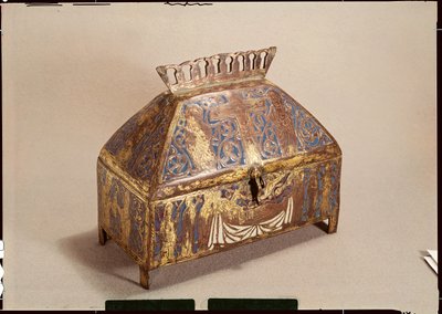 聖エグゼペレの聖遺物箱（370〜99）（エナメル質を増幅） 作： French School