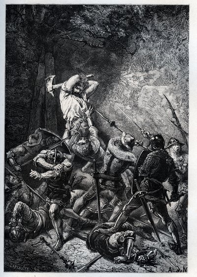 グラン・フェレ（またはフェレット）（1330年頃～1358年頃）の百年戦争の英雄（heros picard de la Guerre de Cent Years