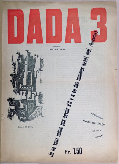 Revue Dada no.3, December 1918  作： French School