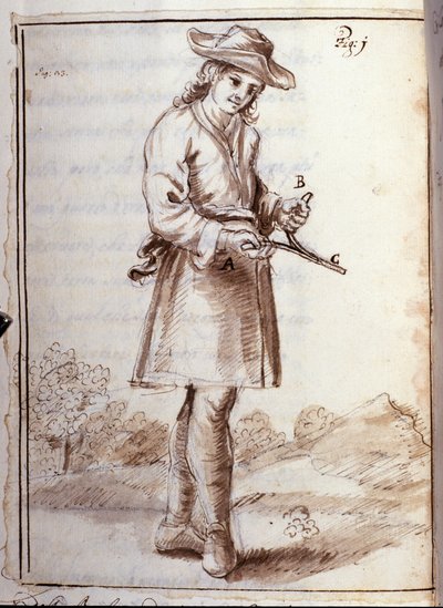 Rhabdomancy - rhabdomancy - sourcellerie - "Occult physics, or Treat of divinatory wand and its usefulness for the disovery of the mine of the caches, of the thieves and of the fugitive murtriers, etc." (オカルト物理学、または占いの杖の扱いと、その有用性)- by Pierre Le Lorrain (Ab 作： French School