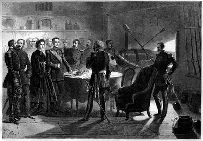 リソルジメント-ジュゼッペ・ガリバルディ（1807-1887）の「千人隊」「赤シャツ隊」の遠征-イタリア・ゲーテの包囲戦 作： French School