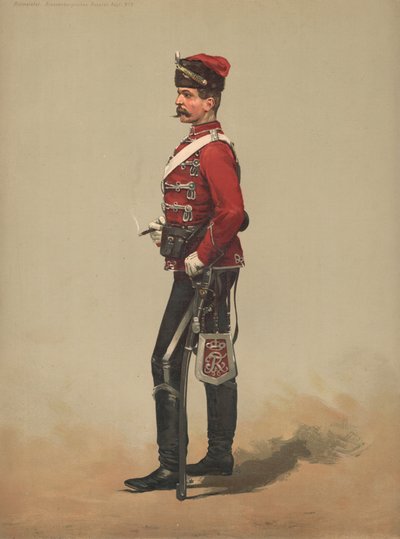 Rittmeister、Brandenburgisches Hussaren、Regt No 3 作： French School