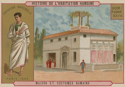 ローマの家と衣装 作： French School