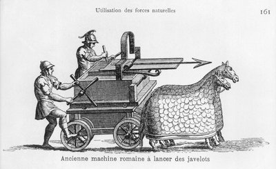 ジャベリンを発射するためのローマ戦争マシン 作： French School