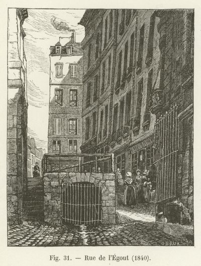 Rue de lEgout、1840 作： French School
