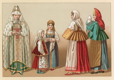 ロシアのコスチューム 作： French School