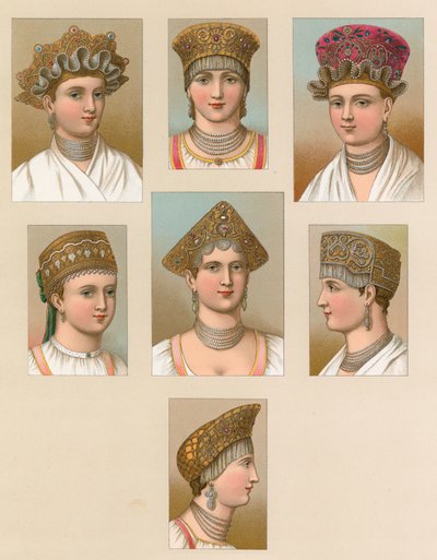 ロシアのコスチューム 作： French School