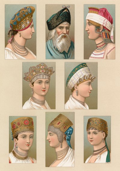 ロシアのコスチューム 作： French School