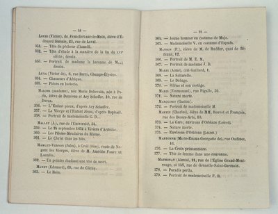 サロンデマネルバン（LHerbeでランチ）1863のカタログエントリを拒否します。 作： French School