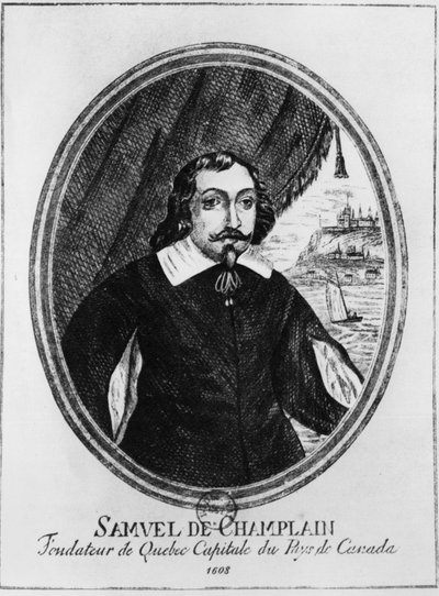 サミュエル・ド・シャンプラン（1570-1635）、無名の彫刻。 作： French School