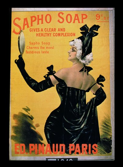 Sapho Soap-クリアで健康的な肌を与える、Pinaud Editions、パリ 作： French School