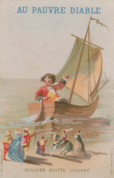 ガリバー旅行記のシーン 作： French School