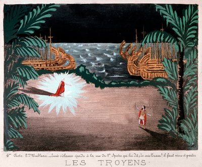 ヘクターベルリオーズ作、1890年のLes Troyensのシーン 作： French School