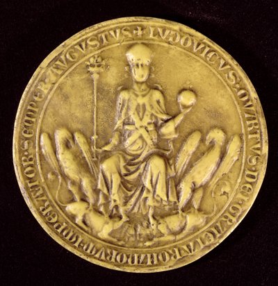 Louis IV de Baviere（1287-1347）13〜14世紀のシール 作： French School